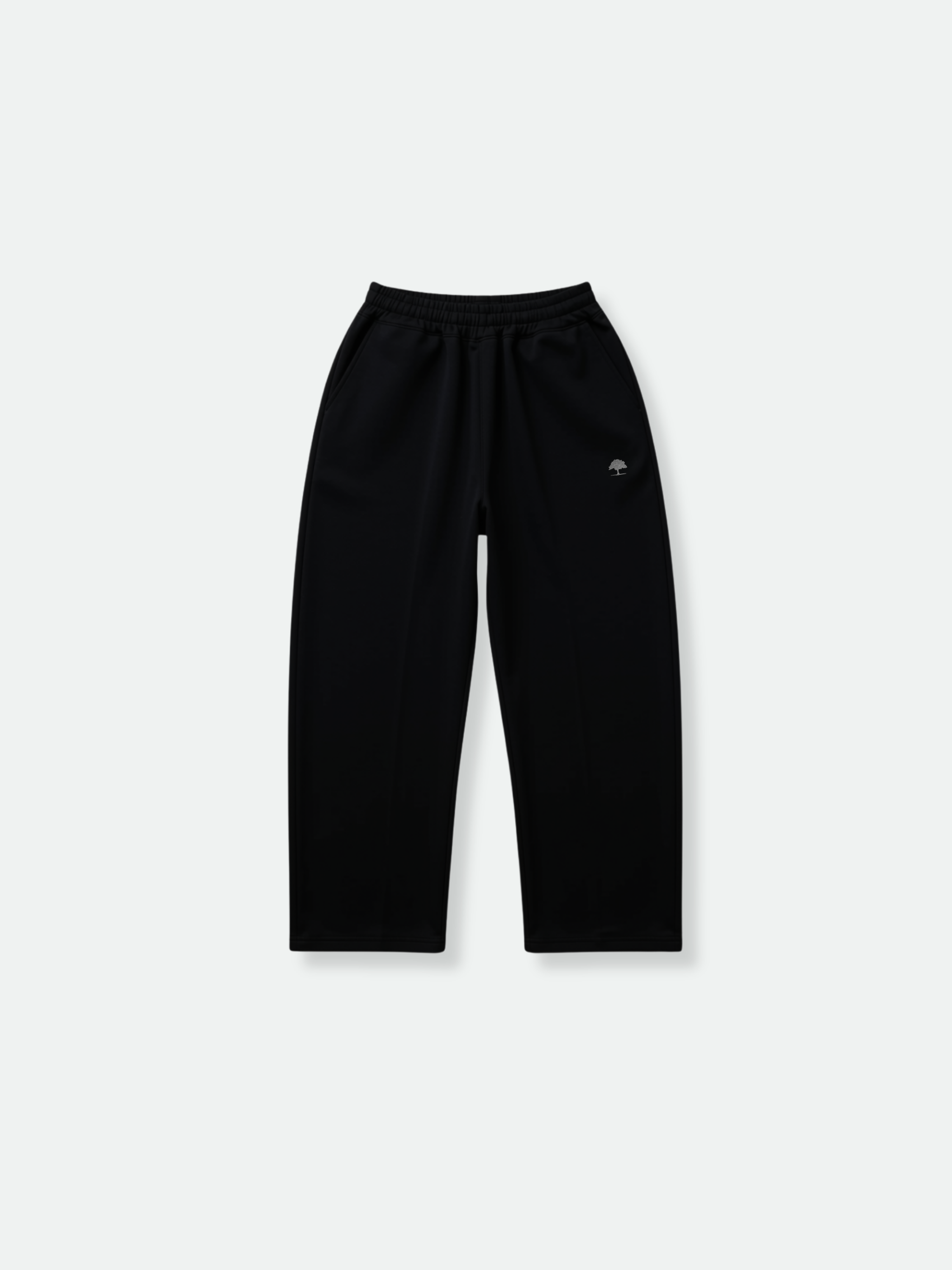 Wide Leg Sweatpants (Black)