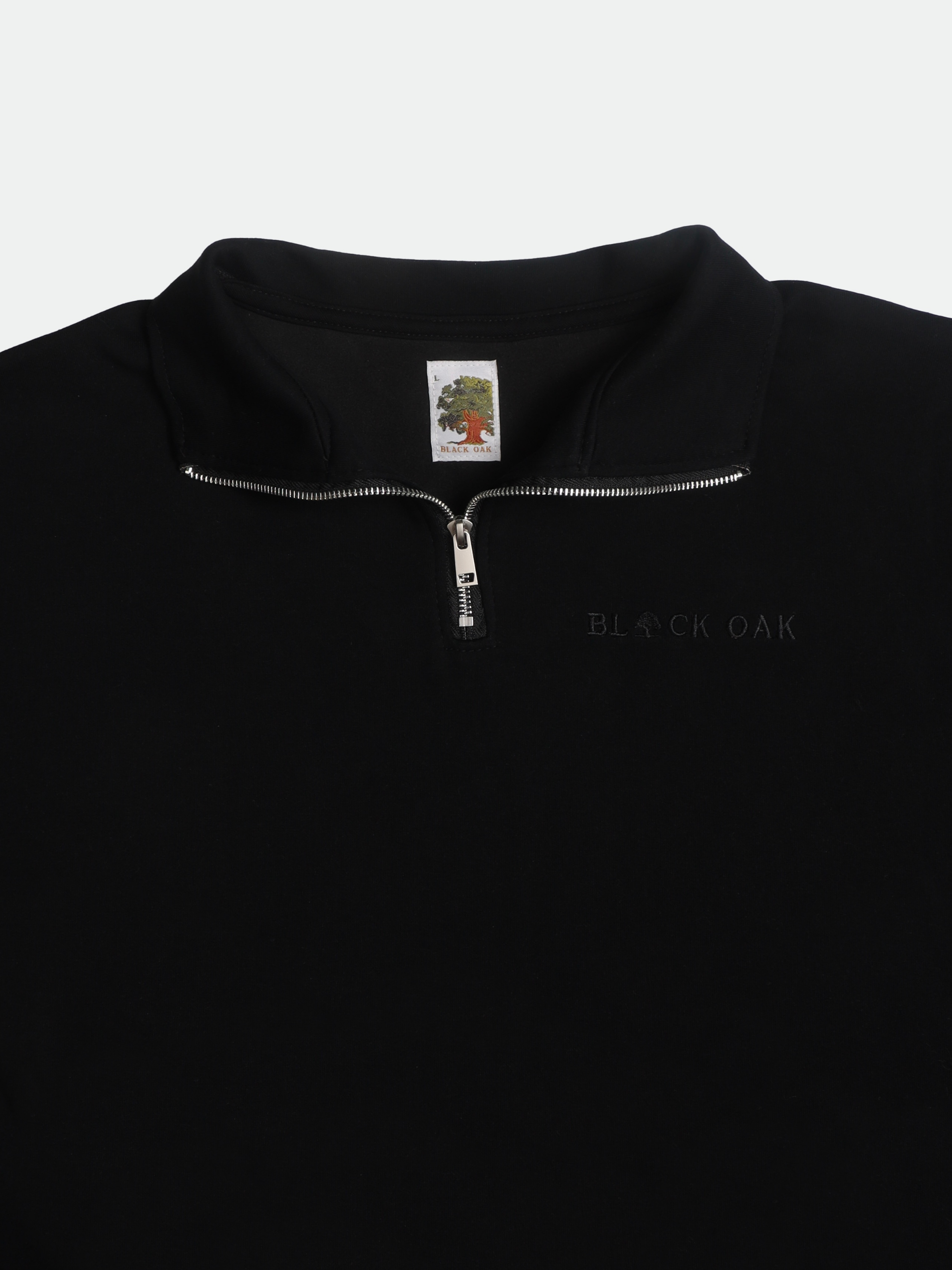 Quarter-zip Sweatshirt (Black)