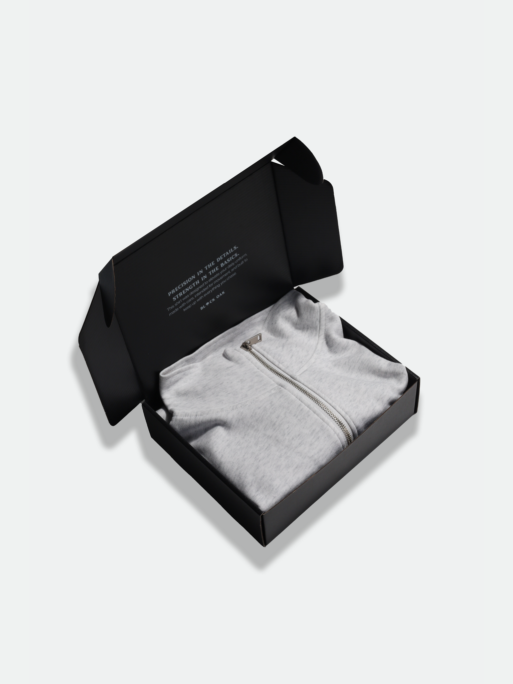 Quarter-zip Sweatshirt (Heather Cloud)