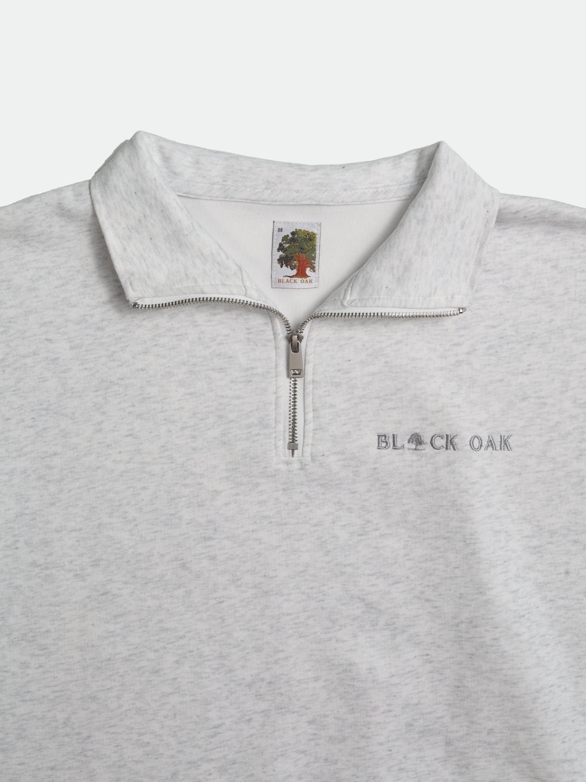 Quarter-zip Sweatshirt (Heather Cloud)