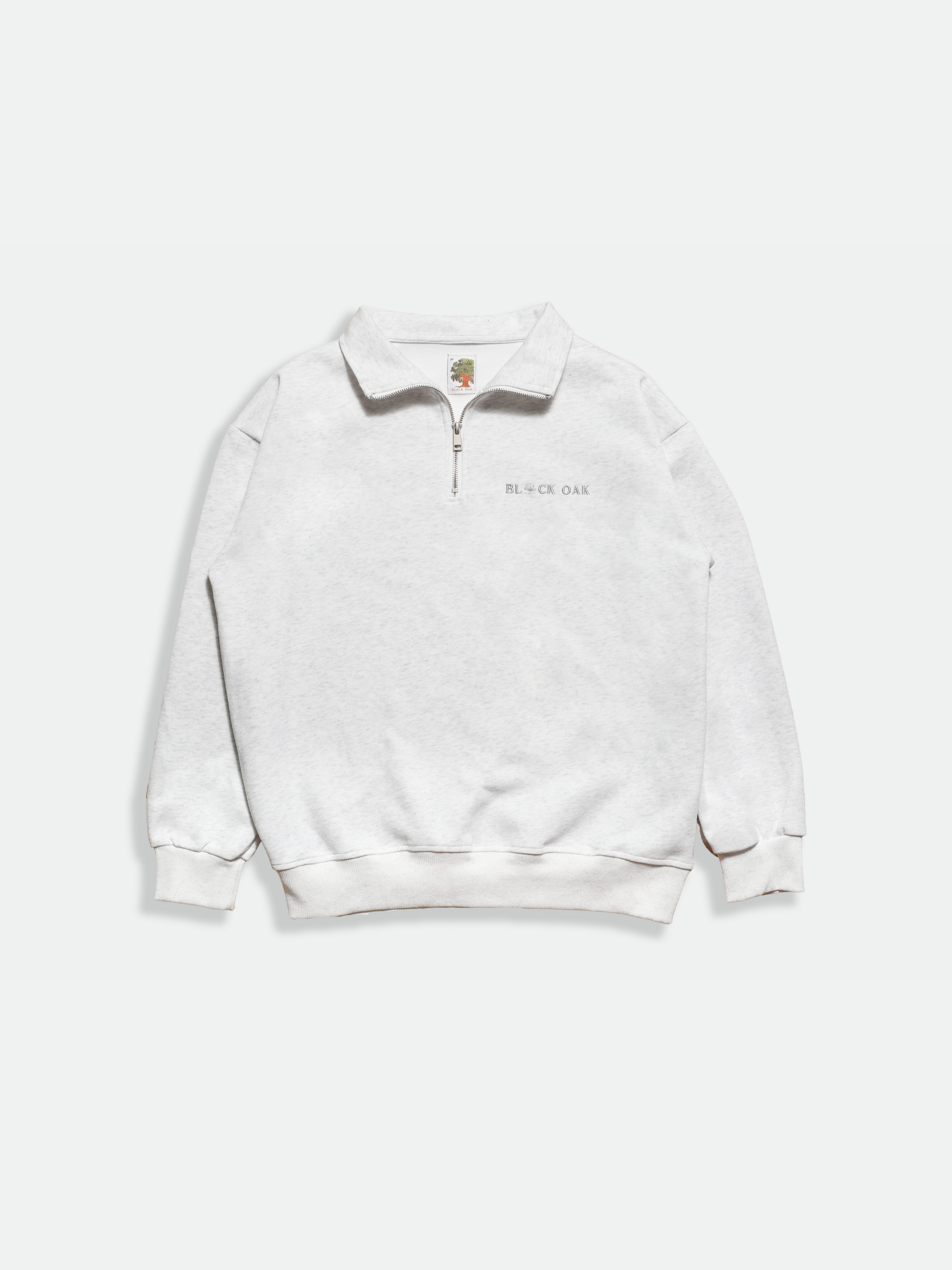 Quarter-zip Sweatshirt (Heather Cloud)